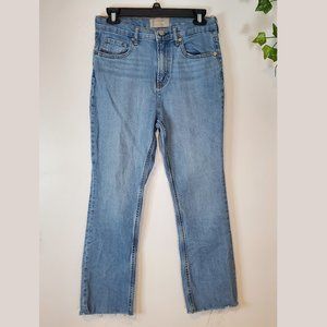 EVERLANE Hi-Rise Blue Regular Raw Hem